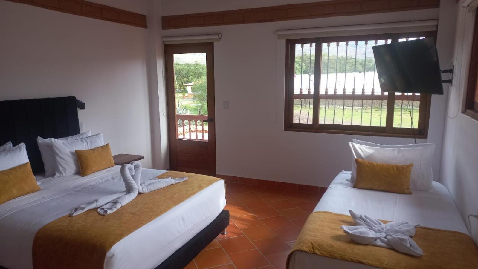 Hotel Santa Barbara Sachica 비야 데 레이바 외부 사진